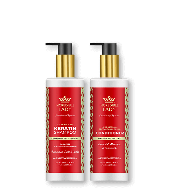 best hair keratin shampoo and hair conditioner for women in india